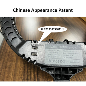 Anneau lumineux LED 55W 3000-6000k 21 pouces Lampe annulaire Lumière de remplissage pour le maquillage Vidéo en direct Studio - Product Image 2