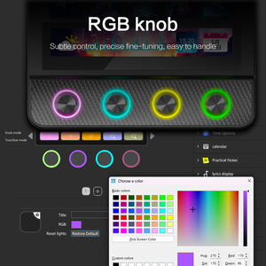 N4 <span class=keywords><strong>Pro</strong></span> RGB Stream Deck พร้อมหน้าจอสัมผัส ปุ่มควบคุม และฮับ USB - Product Image 4