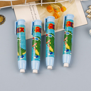 El pequeño dinosaurio presionó la goma de borrar de plástico, una herramienta de aprendizaje creativa sin polvo que no deja marcas. - Product Image 5