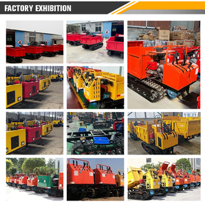 Nhà Máy Giao Hàng 1 tấn 1ton DIESEL thủy lực Crawler nhỏ nhỏ Dumper mini loader vườn mini Dumper - Product Image 5
