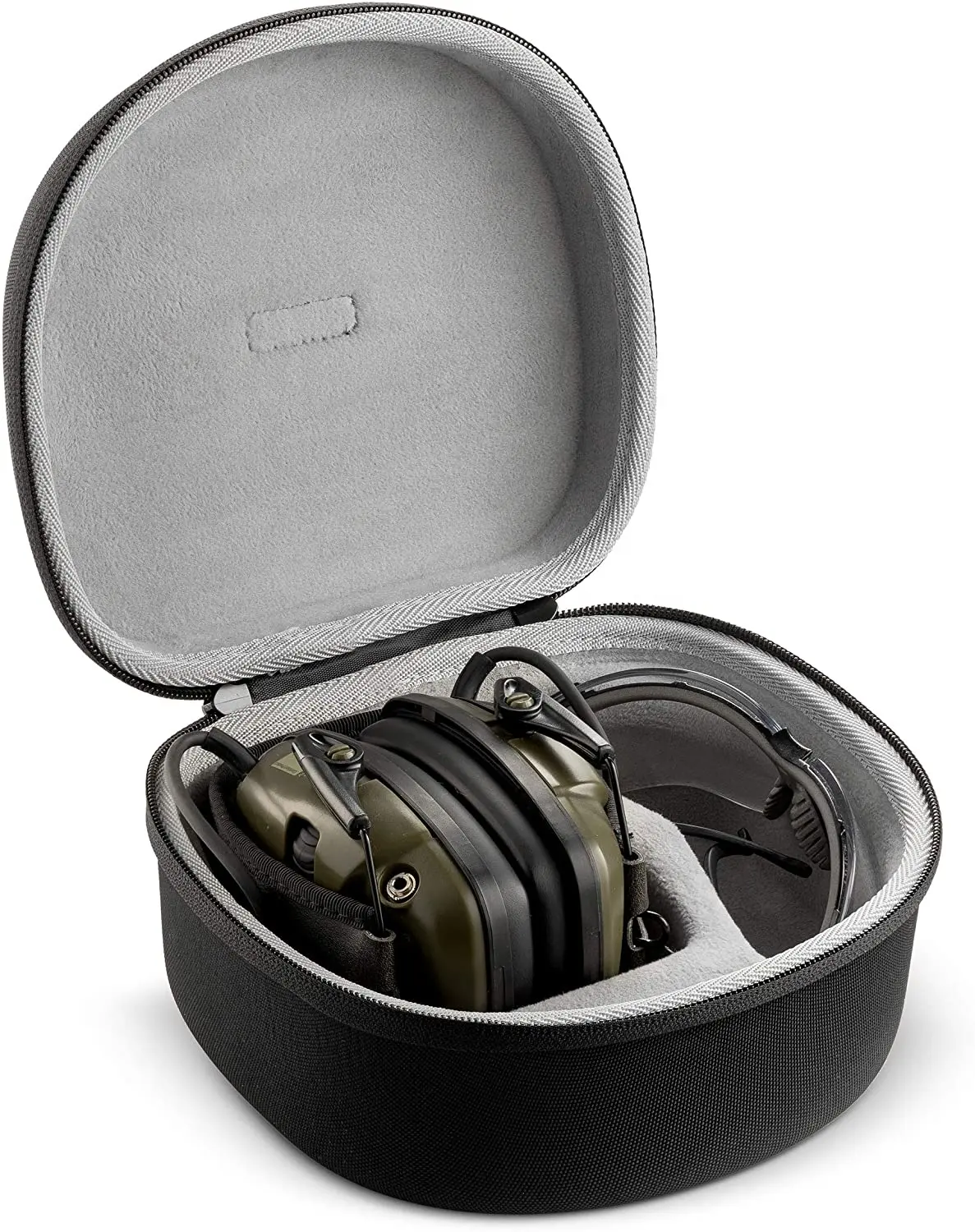 BSCI מותאם אישית למטרה מיוחדת תיק נסיעות אוזניות EVA נרתיק קשיח עבור היברידית אקטיבית ביטול רעשים אחסון אביזרי אוזניות