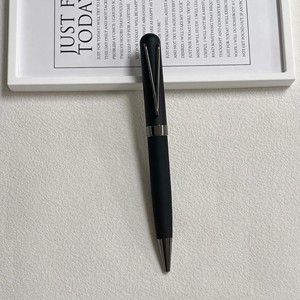 Stylo à bille en métal avec logo personnalisé, design luxueux et haut de gamme, nouveau modèle 2025, toucher doux en caoutchouc - Product Image 5