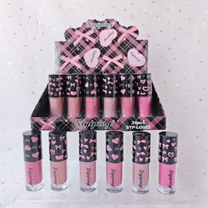 <span class=keywords><strong>MISS</strong></span> <span class=keywords><strong>BETTY</strong></span> Nouveau Rouge à Lèvres Mat Longue Tenue Imperméable en Tube de Peinture Caoutchouc – 6 Couleurs, 24 Pièces - Product Image 6