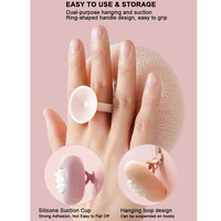 Tournesol doux Mini boule de bain ventouse maille filtre Pouf éponge exfoliant corps épurateur lavage luffa douche brosse de nettoyage