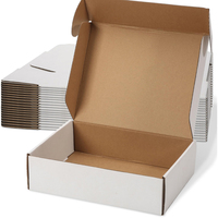 Carton ondulé personnalisé au dernier design, emballage d'expédition de cosmétiques, boîte postale cadeau avec logo, vente en gros