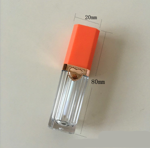 9ml <span class=keywords><strong>Arancione</strong></span> Colore Rosa Caldo di Vendita Individualistico Speciale Piazza Cuore Lip gloss Tubi Vuoti di Plastica ABS Lip gloss Contenitori Cosmetici - Product Image 2