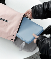 Housse pour ordinateur portable en cuir PU, étanche, sacoche pour tablette, compatible avec Surface, iPad et tablette