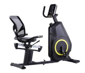 Bicicleta reclinada suave y silenciosa con respaldo Bicicleta estática magnética para interiores Asiento y respaldo de diseño ergonómico - Product Image 1
