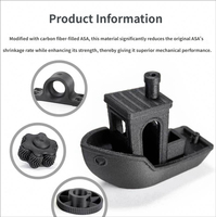 Filament d'imprimante 3D en fibre de carbone ASA 1,75 mm 1 kg Haute résistance Résistant aux UV Excellentes performances thermiques et mécaniques