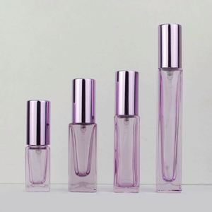 Atomizador de Perfume Personalizado con Logotipo Serigrafiado, Botella de Vidrio Esmerilado Pequeña Vacía con Tapa Negra de Rosca de 10 ml para Cuidado de la Piel y Crema Facial - Product Image 4