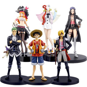 6 Styles 15-22CM Figurines Manga 0NE Pieced IECEed Film Red DXF <span class=keywords><strong>Uta</strong></span> Luffy Nami Robin Shanks PVC Figurines de collection Anime Jouets - Product Image 1