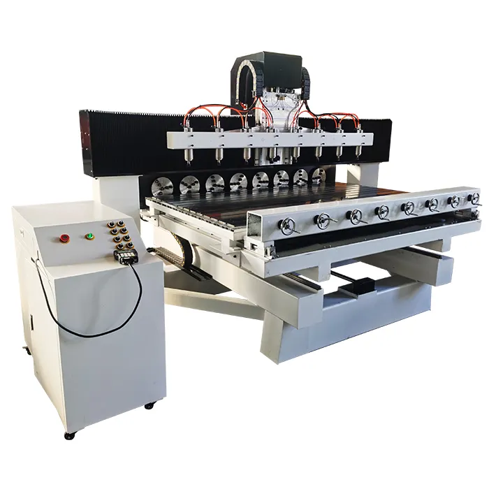 4 Axis Multi 8 Heads Wood Cutter 2025 CNC Router For Wood Engraving