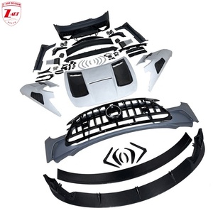 Kit carrosserie Z-ART PP et fibre de carbone sèche pour <span class=keywords><strong>Mercedes</strong></span> AMG <span class=keywords><strong>GT</strong></span> C190 GTS GTR <span class=keywords><strong>Black</strong></span> <span class=keywords><strong>Series</strong></span> 2015+ - Product Image 1
