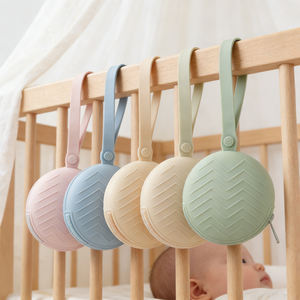 Estuche para Chupetes de Silicona para Bebés Recién Nacidos, Libre de BPA, con Logotipo Personalizado, Estuche de Almacenamiento para Chupetes, Contenedor Portátil - Product Image 1