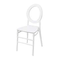 Chaise de banquet de mariage en résine plastique transparente durable, empilable et étanche pour villa et hôpital – Livraison rapide depuis la Chine – Offre spéciale