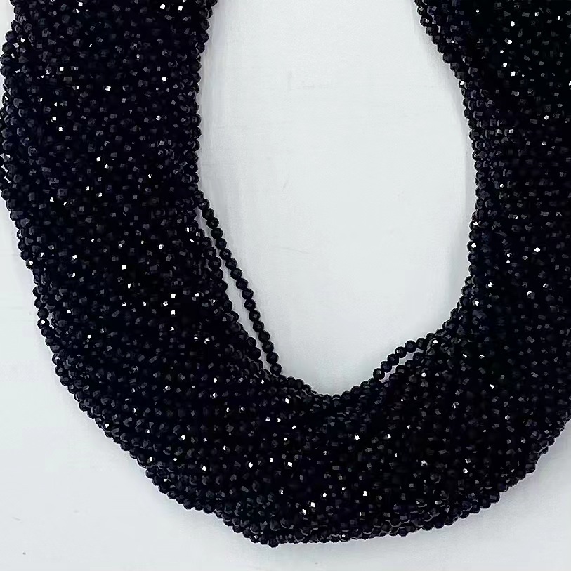 natural stone facet chain
