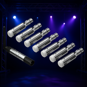 Émetteur-récepteur DMX sans fil Vevor, 8 pièces, argent, équipement d'éclairage de scène - Product Image 2