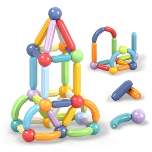 Jeu de construction magnétique, blocs magnétiques, jouets éducatifs pour enfants,/48 pièces