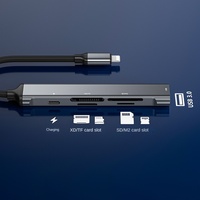 2024 Lector de tarjetas todo en uno 3,0 de alta velocidad Seis en uno XD/SD/TF/M2 Carga con cámara Lectura Laptop Compatible Producto en stock
