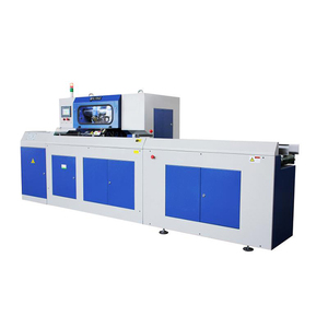 Cortadora Automática <span class=keywords><strong>de</strong></span> Libros Tipo Guillotina <span class=keywords><strong>de</strong></span> 3 Cuchillas para Bordes Laterales, Cortadora <span class=keywords><strong>de</strong></span> Papel A4, Máquina <span class=keywords><strong>de</strong></span> Recortar Libros con Tres Cuchillas - Product Image 1