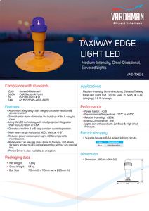 LED Taxiway Elevated Light ICAO/FAA/IEC Compliant Elevated Taxiway /<b>Apron</b> Edge Light - LED - Product Image 4