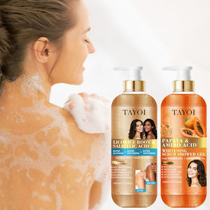 <span class=keywords><strong>Gel</strong></span> Doccia Personalizzato con Logo Privato all'Ingrosso, Sbiancante con Estratti Naturali di Radice di Liquirizia e Acido Salicilico - Product Image 3