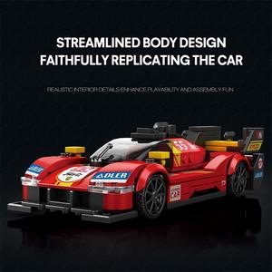 Reobrix 661 Hyper voiture <span class=keywords><strong>F1</strong></span> Bausteine enfants assemblage jouets 1:24 échelle modèle <span class=keywords><strong>Miniature</strong></span> voiture blocs de construction ensembles pour cadeaux de noël - Product Image 2