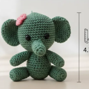 Kit de <span class=keywords><strong>Crochet</strong></span> Girafe Bébé Éléphant Chiot - Bricolage Artisanat Fait Main Fil Doux Crochets <span class=keywords><strong>pour</strong></span> Enfants Débutants Cadeau de Fête Polyester <span class=keywords><strong>Crochet</strong></span> - Product Image 6