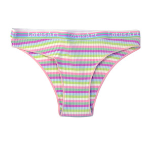 OEM ODM Ropa Interior de Algodón Puro de Cintura Baja para Niñas, Bragas de Algodón a Rayas y Cuadros Transpirables con Efecto Levanta Glúteos, Bikini para Niñas - Product Image 6