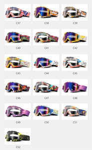 Lunettes de moto ATV Dirt Bike <span class=keywords><strong>Off</strong></span> <span class=keywords><strong>Road</strong></span> MX <span class=keywords><strong>UV400</strong></span> Lunettes de motocross avec mousse épaisse souple anti-rayures et anti-poussière - Product Image 6