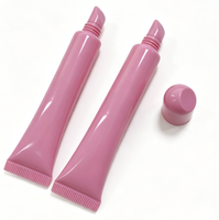 Tube de gloss à lèvres écologique et doux en stock, tube d'emballage compressible recyclable pour huile et sérum à lèvres