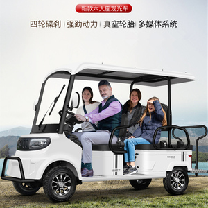 Nouveau Mini-Bus M6 2025 avec Sièges Larges, 4 Places, Véhicule à Quatre Roues pour Personnes Âgées, Voiture de Tourisme Panoramique à Bas Prix - Product Image 3