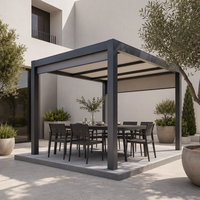 Gazebo motorisé à ouverture automatique, extérieur, imperméable, élégant, pour balcon, best-seller, résistant aux intempéries
