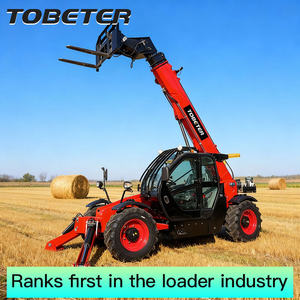 Телескопический погрузчик Tobeter, 3 секции, двигатель Yuchai 91 кВт, камера заднего вида, двойные передние и задние камеры, полный привод, в продаже - Product Image 2