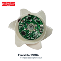 Carte de commande PCBA pour ventilateur de refroidissement à température contrôlée intelligente, carte mère pour ventilateur portable à moteur BLDC, développement personnalisé HW/SW