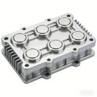 Piezas de Fundición a Presión de Aluminio ADC12 de Alta Precisión, Mecanizadas por CNC para Electrónica Automotriz, Certificación ISO 9001, Servicio OEM
