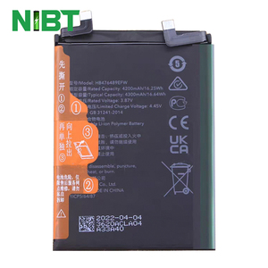 Batería de Litio para Teléfono Móvil NIBT Wholesale HB476489EFW 4.45V 4300mAh 16.64Wh para HUAWEI Nova9/<span class=keywords><strong>Honor50</strong></span>/Honor 60se - Product Image 1
