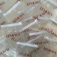Mini sac à fermeture éclair recyclable en PVC personnalisé avec sérigraphie pour bijoux boucle d'oreille collier montre et emballage de lunettes
