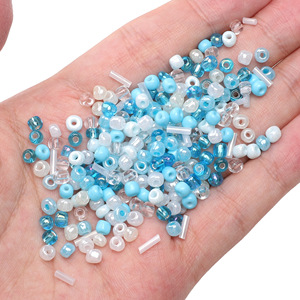 Mixed Color Glass Seed Beads Loose Beads For DIY Jewelry Making Bracelets Necklaces <b>Craft</b> Supplies Bulk Pack Pastel Shades - Product Image 3