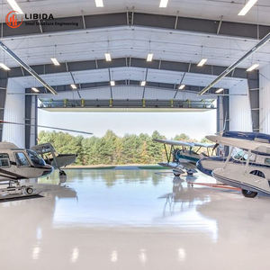 تصميم حديث مسبق الصنع خفيف الوزن لحجرة الطائرات من الصلب ، تصميم مبنى لحجرة الطائرات - Product Image 6