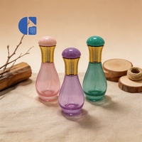 Botella de Perfume de Vidrio de Lujo, Multiusos, 30ml 50ml 100ml 200ml, Recargable, con Pulverizador y Tapa