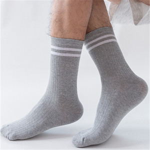 Printemps Mignon Simple Coton Casual Blanc Noir <span class=keywords><strong>Rayures</strong></span> <span class=keywords><strong>Chaussettes</strong></span> Pour Femmes Avec Des Motifs - Product Image 5