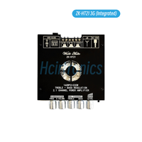 ZK-HT21 3G troisième génération 2.1 canaux TDA7498E 160WX2 + 220W BT Module amplificateur de puissance numérique caisson de basses à tonalité haute et basse