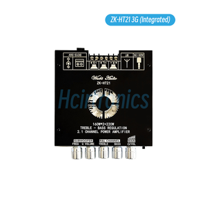 โมดูลเพาเวอร์แอมป์ดิจิตอล <span class=keywords><strong>ZK</strong></span>-<span class=keywords><strong>HT21</strong></span> 3G รุ่นที่สาม 2.1 แชนแนล TDA7498E 160WX2+220W พร้อมบลูทูธ สำหรับเสียงแหลม เสียงกลาง และซับวูฟเฟอร์ - Product Image 3
