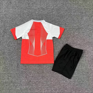 Set seragam tim rumah/jauh anak-anak, setelan latihan olahraga merah tim sepak bola klub 25-26 - Product Image 2