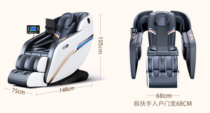 Großhandel Hochwertiger Günstiger 4D Ganzkörper Zero-Gravity Massagestuhl für den Heimgebrauch - Product Image 3