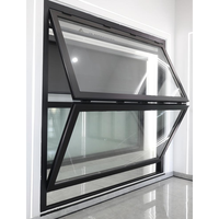 Porte pliante/bi-pliante en aluminium avec double vitrage trempé, profil anodisé, luxe, pour suite d'hôtel, anti-UV, conforme CE, anti-effraction, haut de gamme