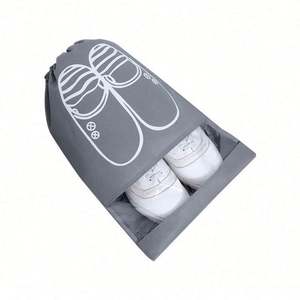 Nonwoven Storage Bag Dustproof Shoe <b>Pouch</b> Travel <b>Drawstring</b> Shoe Cover Clear Shoes Organizer - Product Image 2