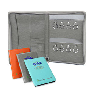 Custom di alta qualità portatile in pelle Pu <span class=keywords><strong>A4</strong></span> Portfolio Hotel servizio auto case immobiliari cartella regalo con cerniera chiave Organizer - Product Image 1
