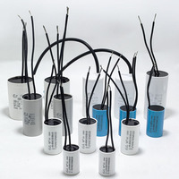 Condensateurs à film mince métallisé CBB60 Sh 50/60Hz 1,5-100UF 250-450VAC pour démarrage de moteurs AC de pompes à eau